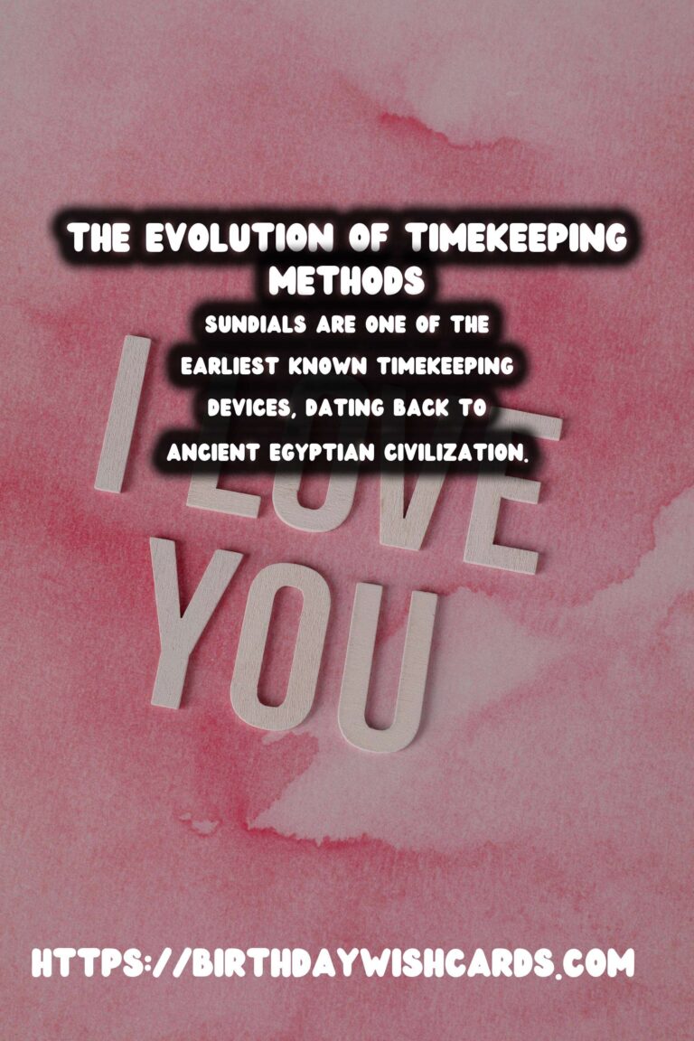 The History of Timekeeping: From Sundials to Astronomy