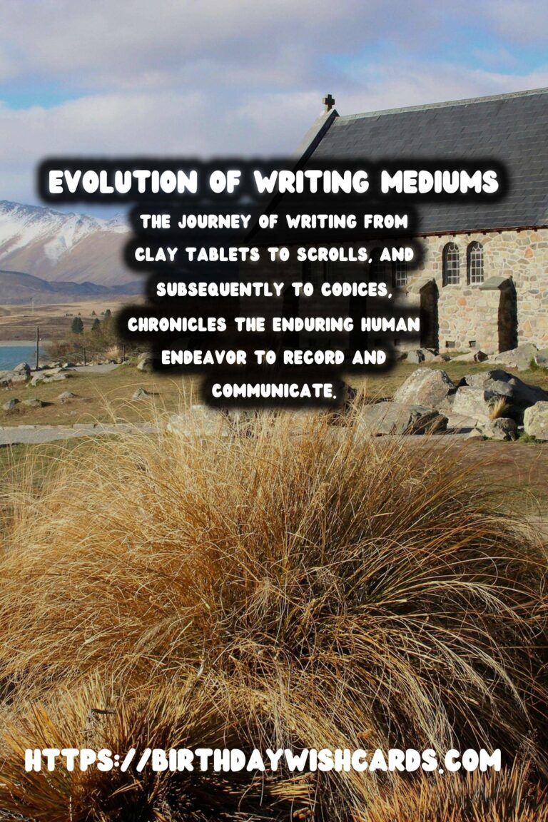 The History of Writing: From Clay Tablets to Scrolls