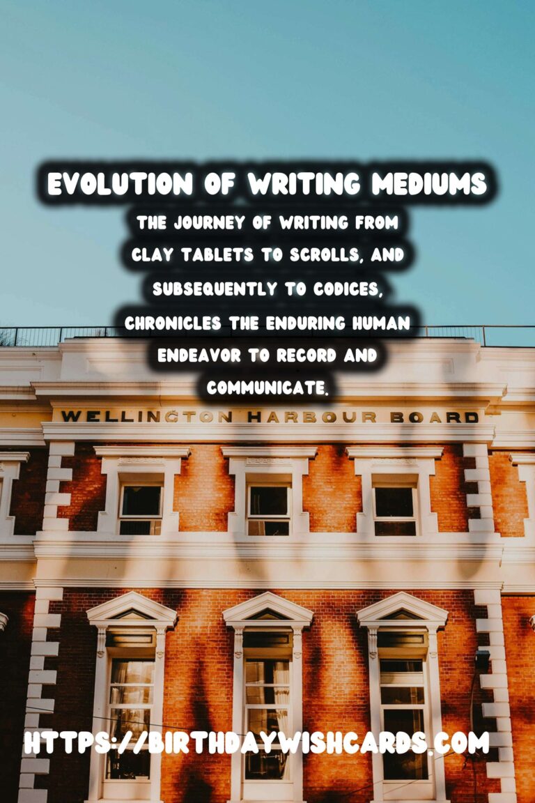 The History of Writing: From Clay Tablets to Scrolls