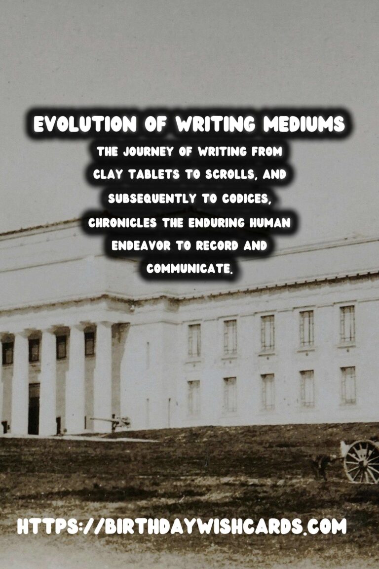 The History of Writing: From Clay Tablets to Scrolls