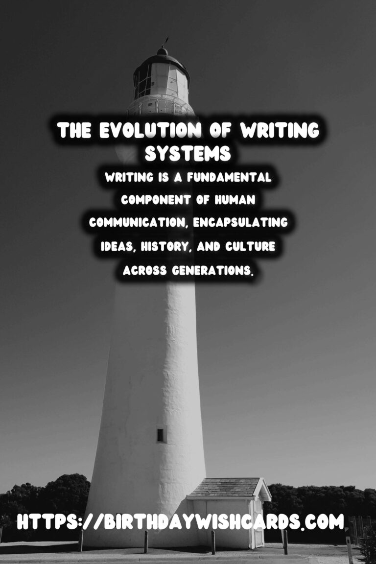 The History of Writing: From Ideograms to Alphabets