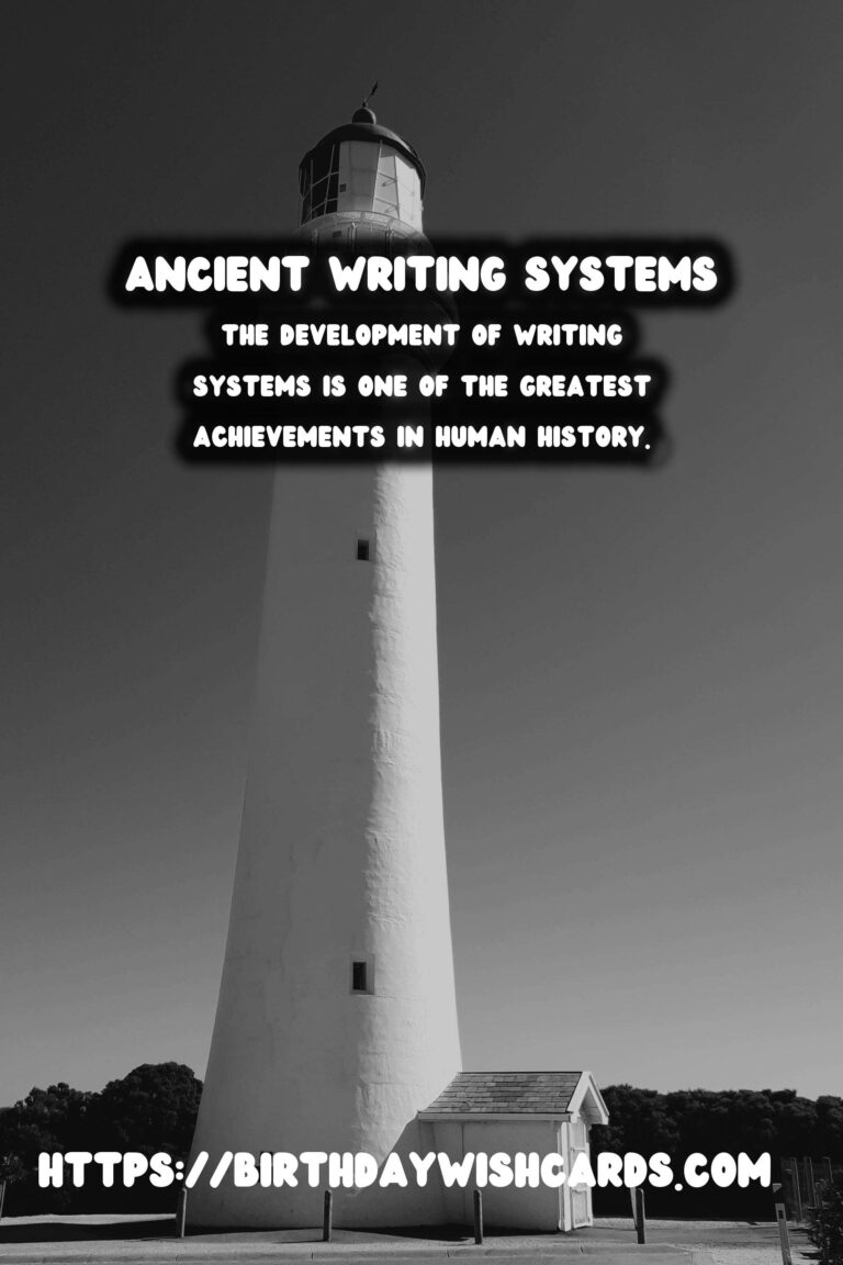 The History of Writing: From Pictograms to Hieroglyphs