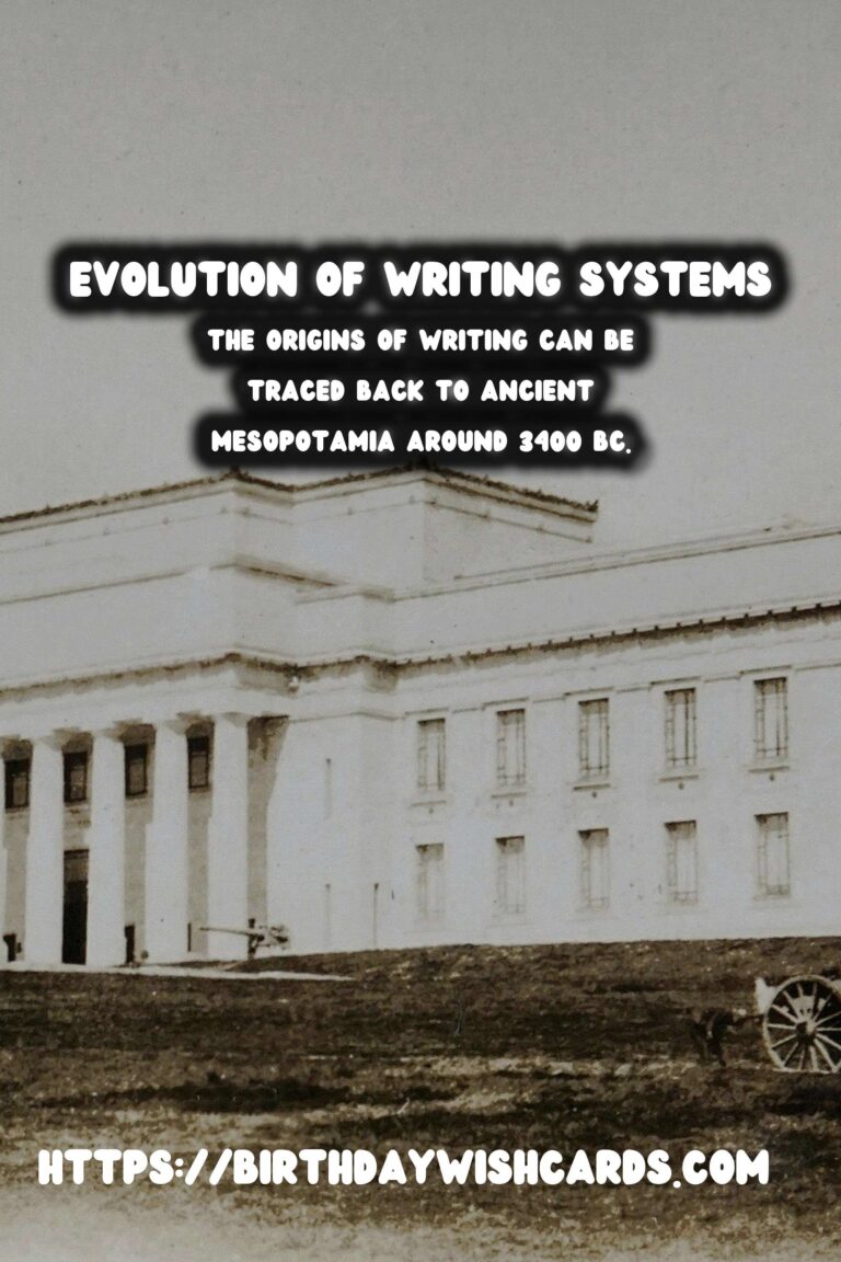 The History of Writing: From Pictograms to Modern Calligraphy