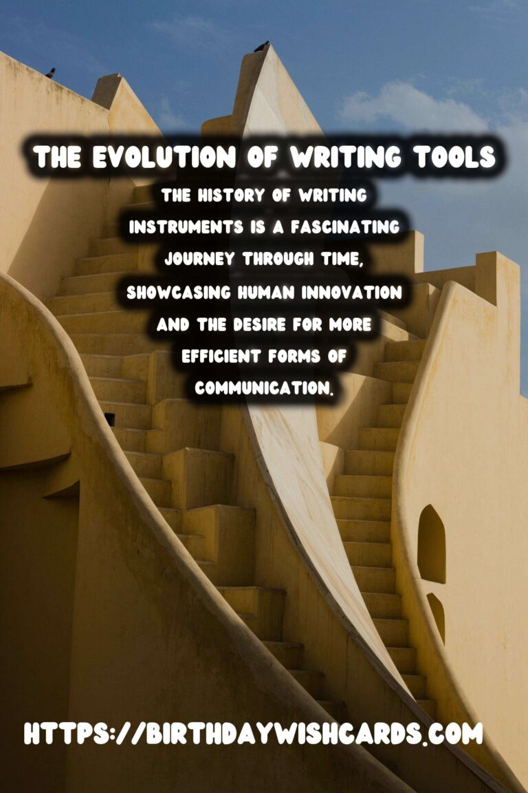 The History of Writing Instruments: From Quills to Typewriters