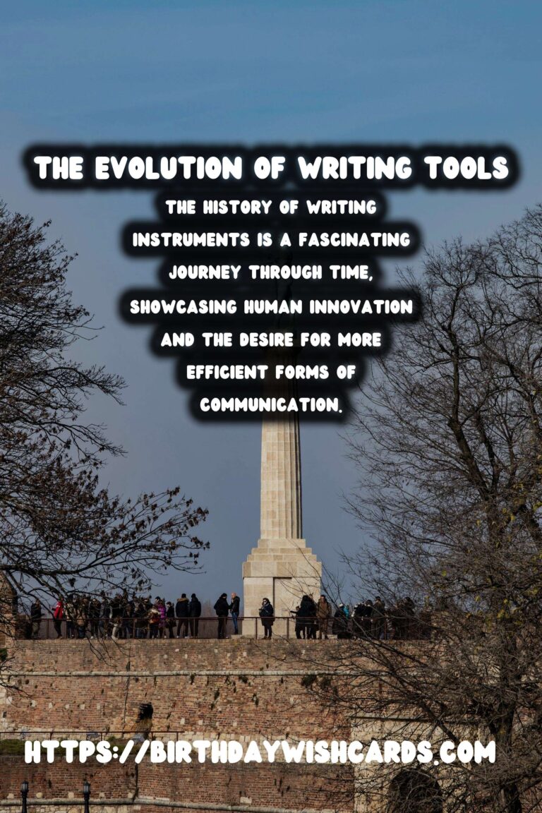 The History of Writing Instruments: From Quills to Typewriters