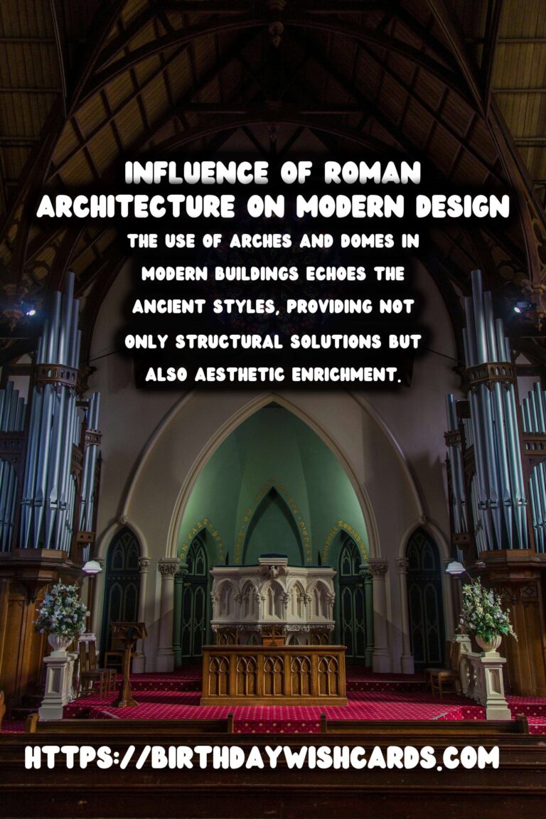 The Impact of Ancient Roman Architecture on Modern Design