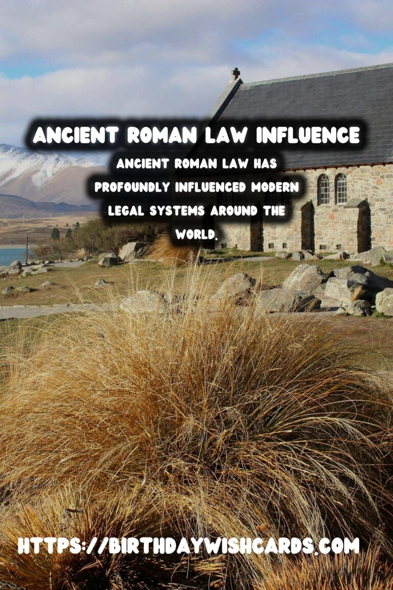 The Impact of Ancient Roman Law on Modern Legal Systems