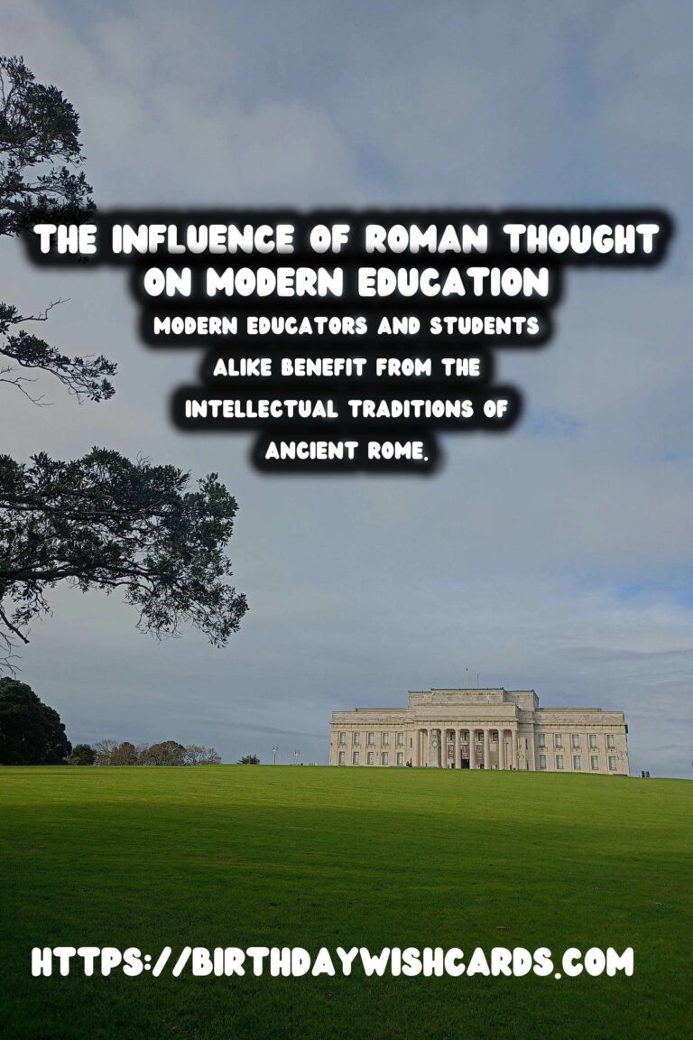 The Impact of Ancient Roman Philosophy on Western Education