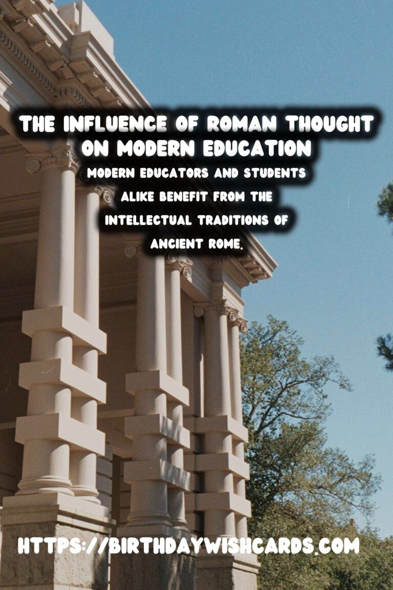 The Impact of Ancient Roman Philosophy on Western Education