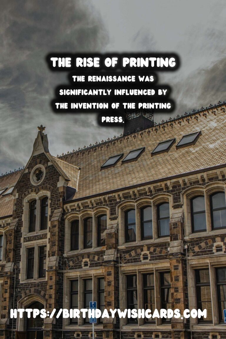 The Impact of Printing on the Renaissance