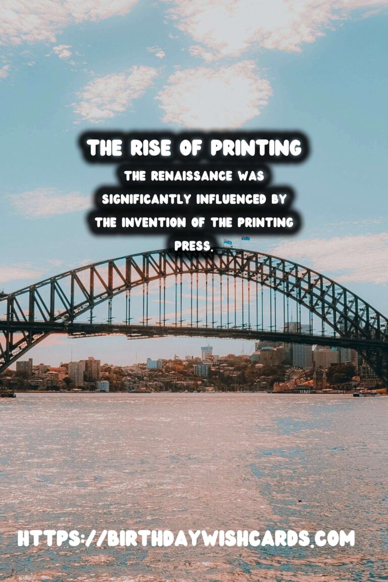 The Impact of Printing on the Renaissance