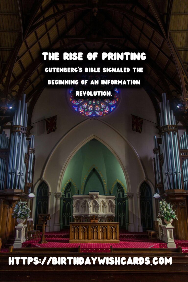 The Impact of Printing on the Renaissance