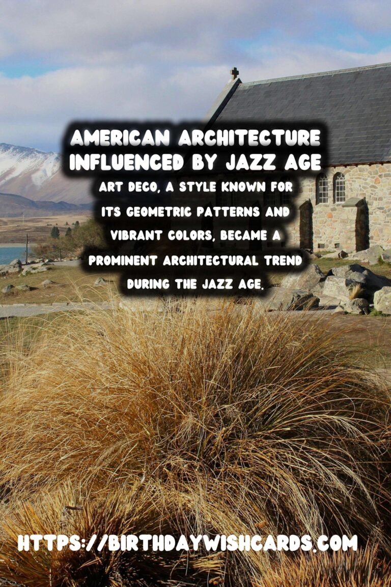 The Impact of the Jazz Age on American Architecture