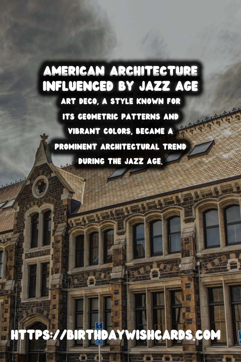 The Impact of the Jazz Age on American Architecture