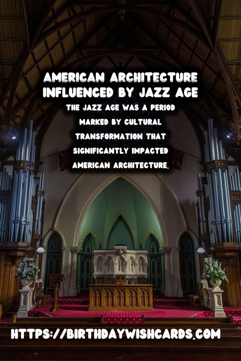 The Impact of the Jazz Age on American Architecture