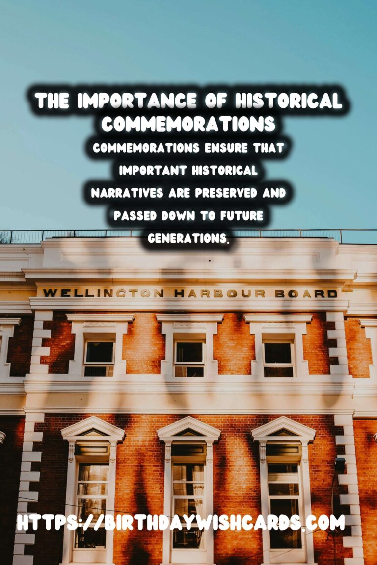 The Importance of Historical Commemorations: Enhancing Educational Experiences