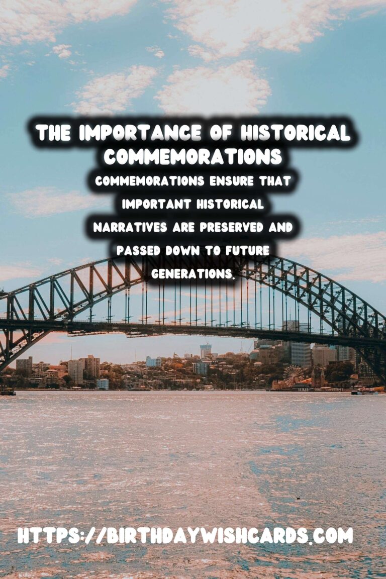 The Importance of Historical Commemorations: Enhancing Educational Experiences