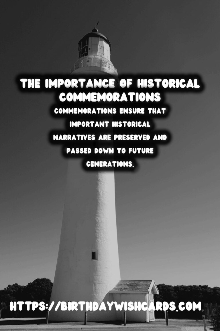 The Importance of Historical Commemorations: Enhancing Educational Experiences