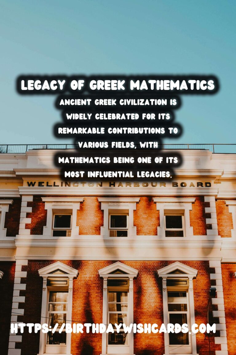 The Influence of Ancient Greek Mathematics on Modern Engineering