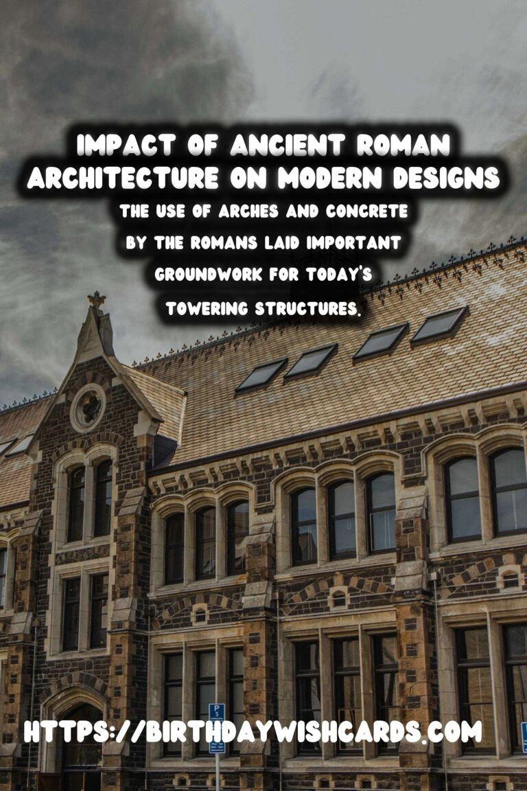 The Influence of Ancient Roman Architecture on Contemporary Skyscrapers