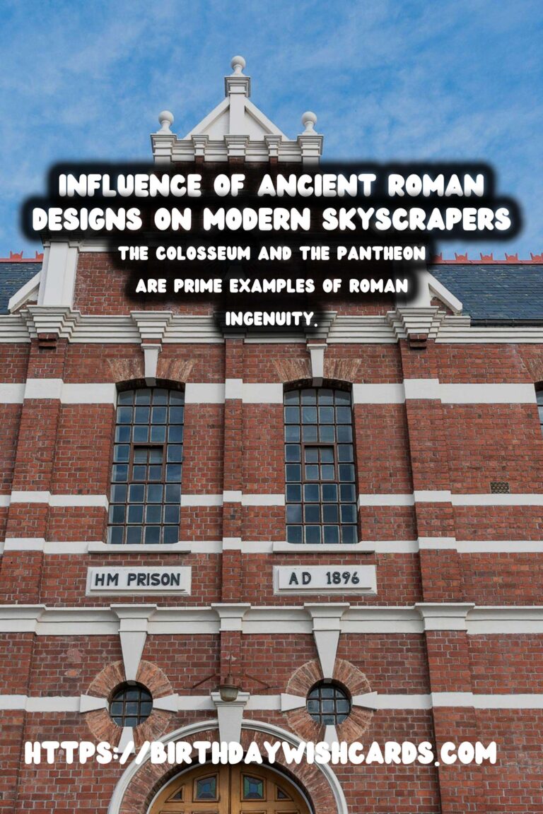 The Influence of Ancient Roman Architecture on Modern Skyscrapers