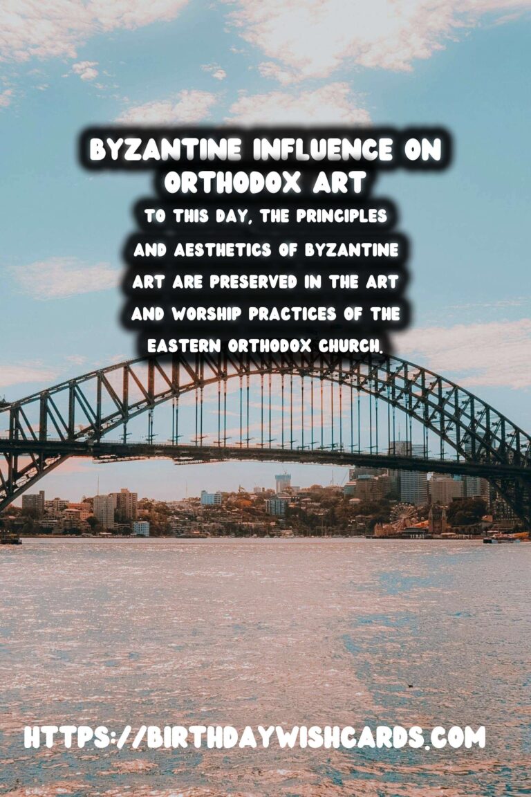 The Influence of the Byzantine Empire on Orthodox Art