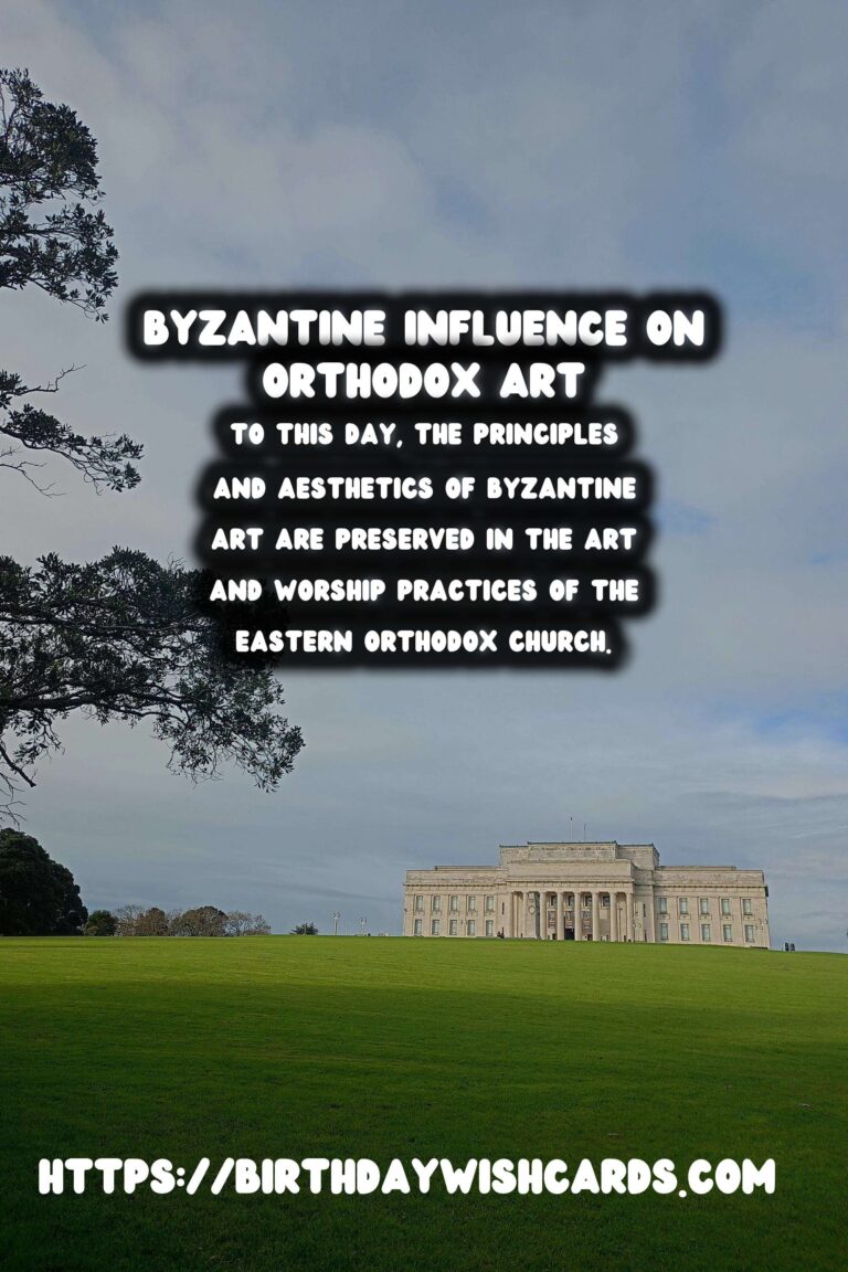 The Influence of the Byzantine Empire on Orthodox Art