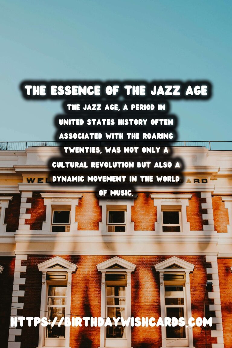 The Jazz Age: Transforming the American Musical Landscape