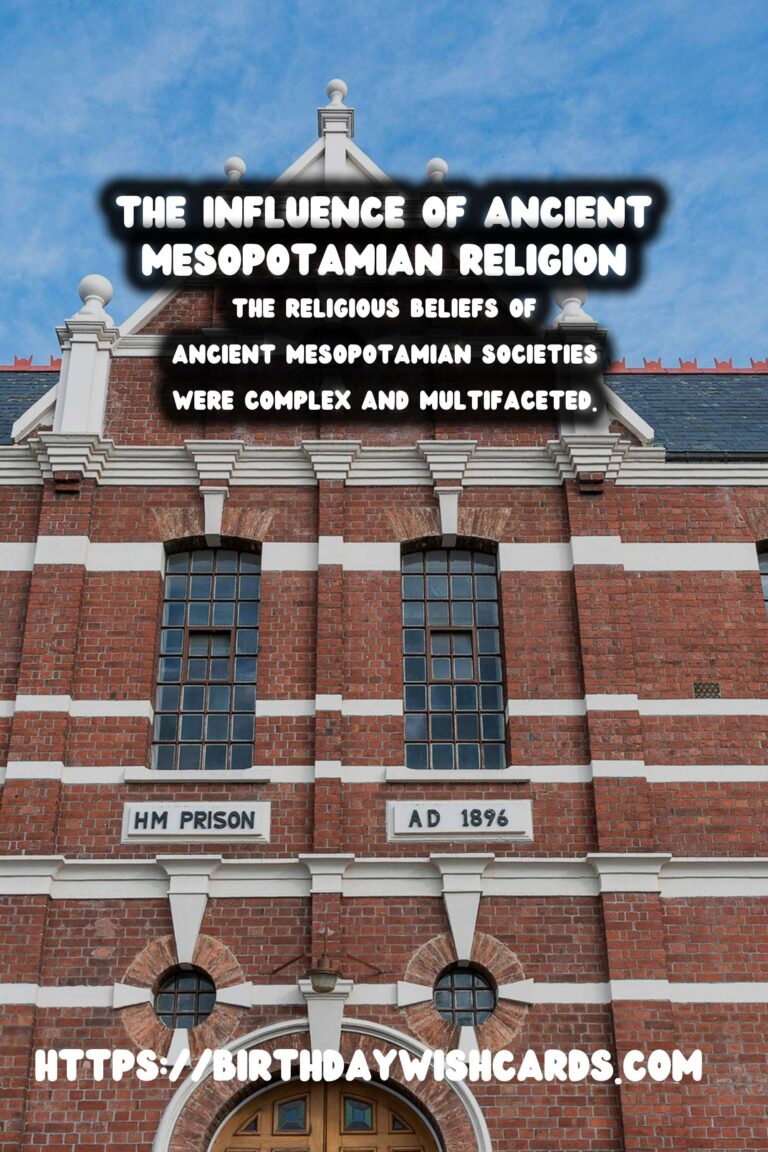 The Legacy of Ancient Mesopotamia: Its Influence on Religion