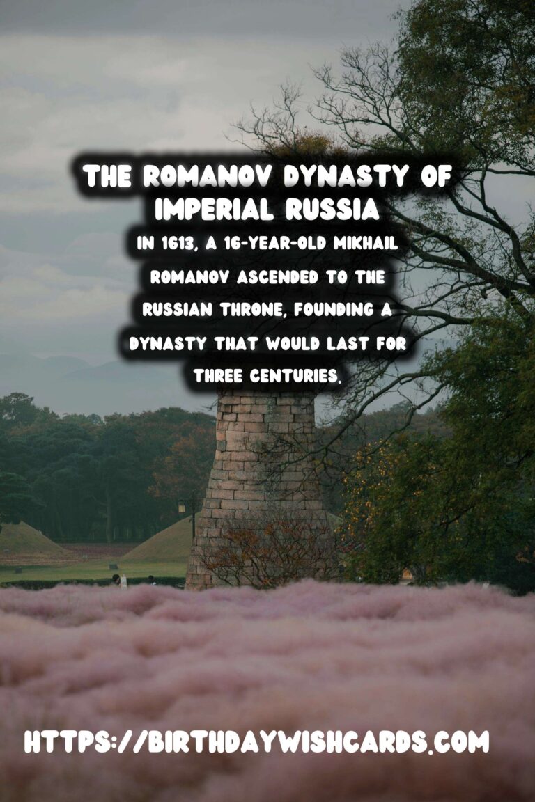 The Legacy of the Romanovs: Exploring Imperial Russia