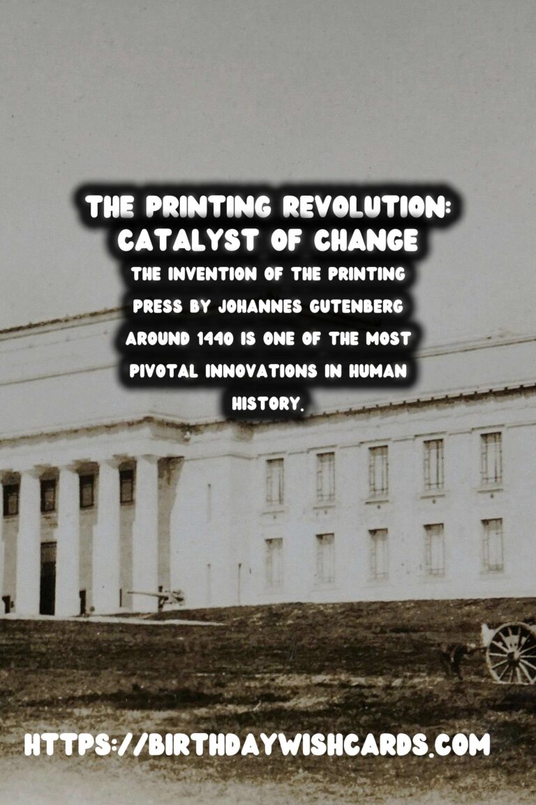 The Printing Revolution: Catalyst of the Reformation
