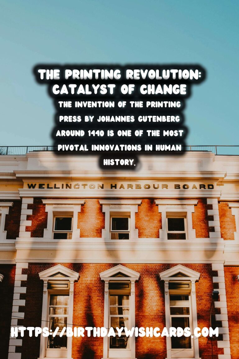 The Printing Revolution: Catalyst of the Reformation