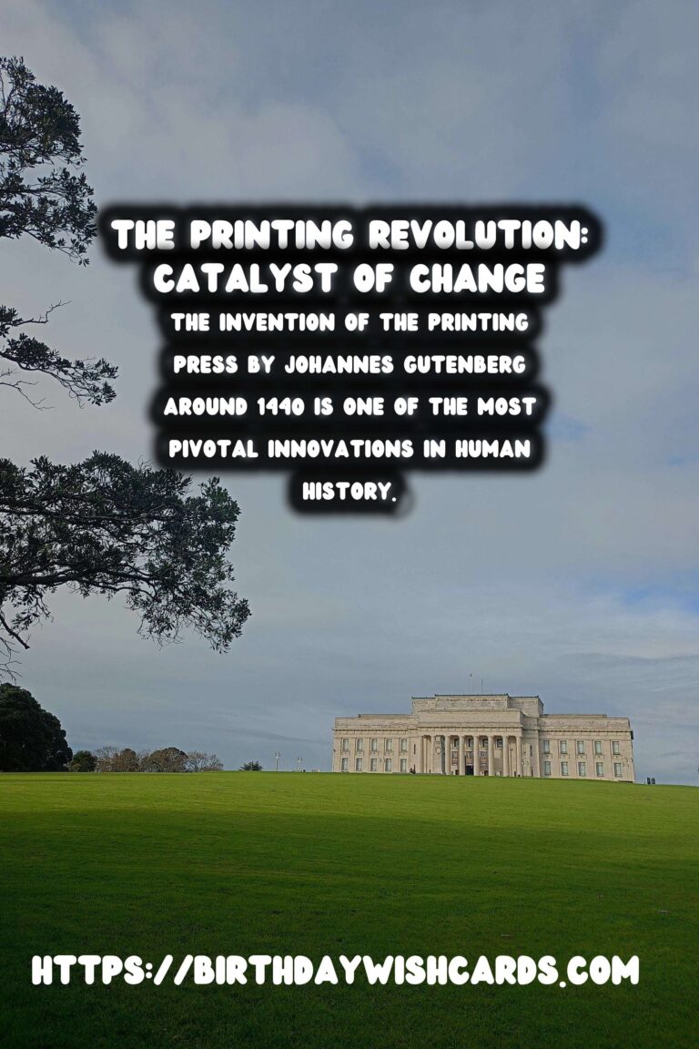 The Printing Revolution: Catalyst of the Reformation