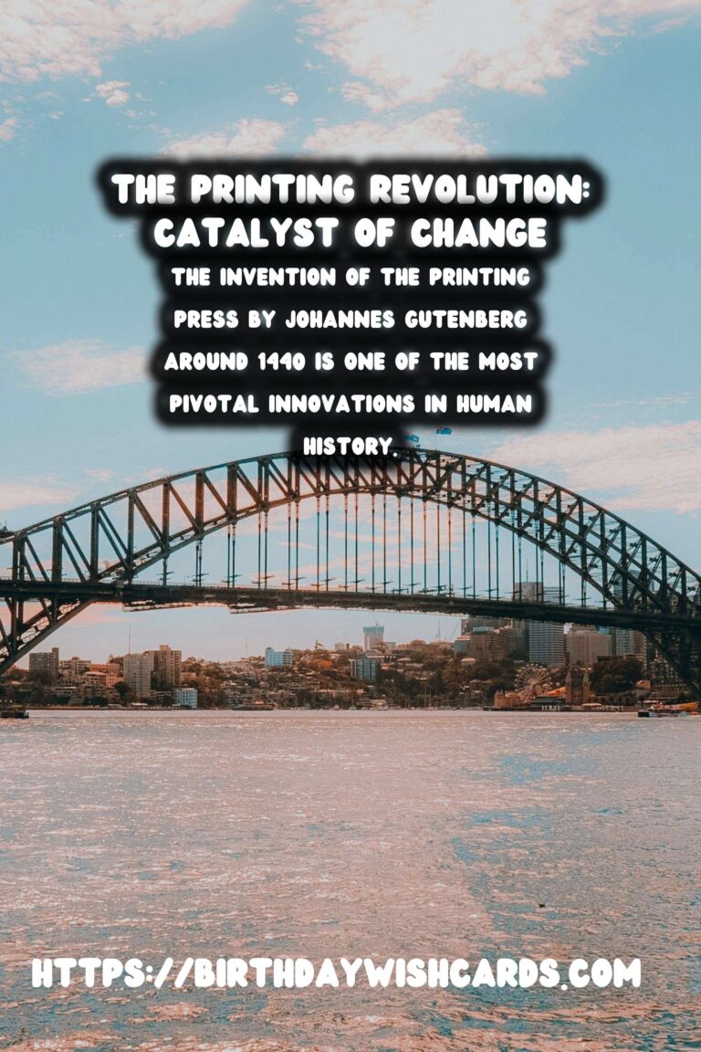 The Printing Revolution: Catalyst of the Reformation