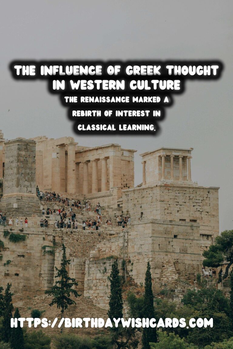 The Profound Influence of Ancient Greek Philosophy on Western Thought