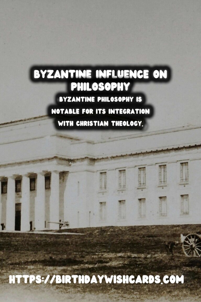 The Rich Legacy of Byzantine Influence on Philosophy