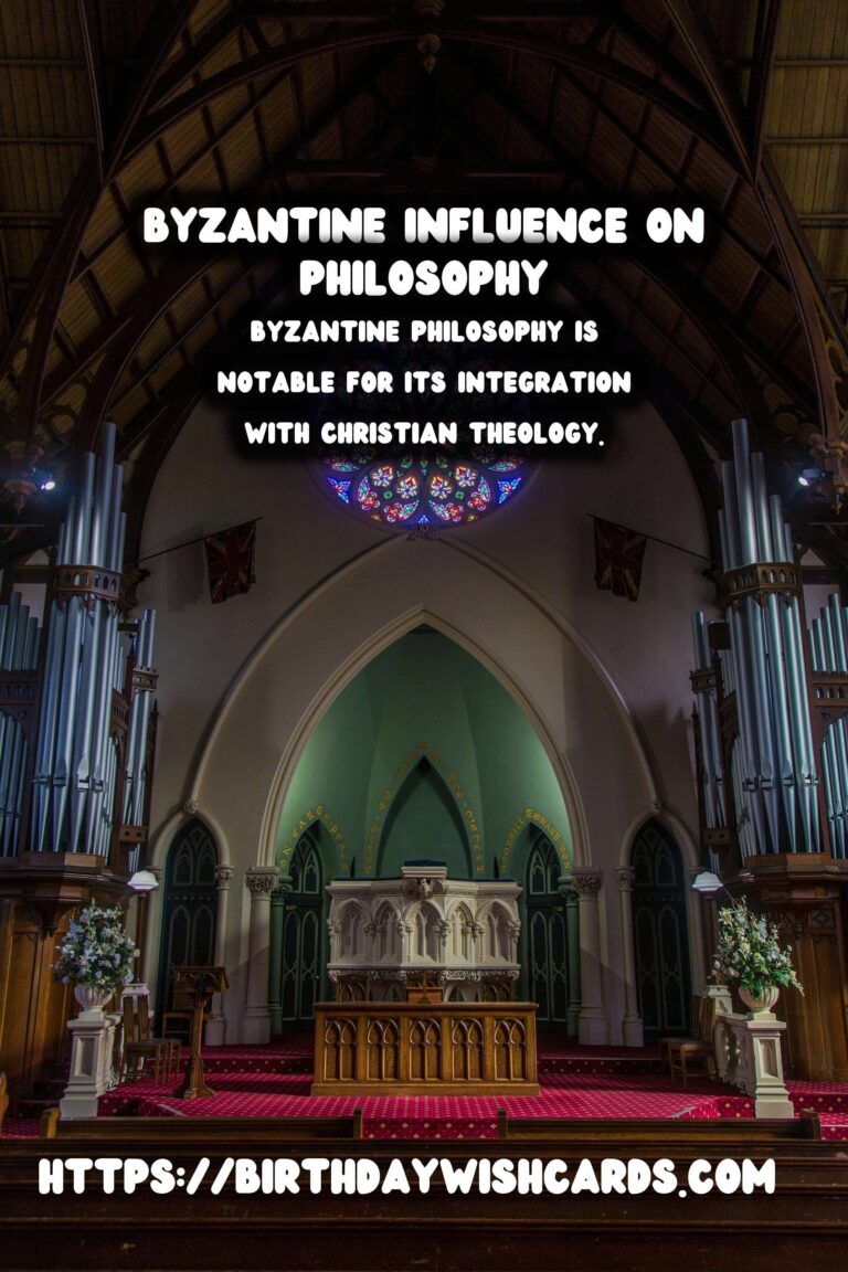 The Rich Legacy of Byzantine Influence on Philosophy