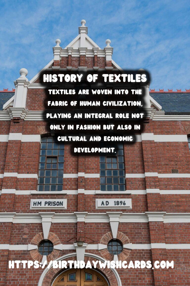 The Rich Tapestry of Textile History: From Ancient Egyptian Linens to Industrial Revolution Fabrics