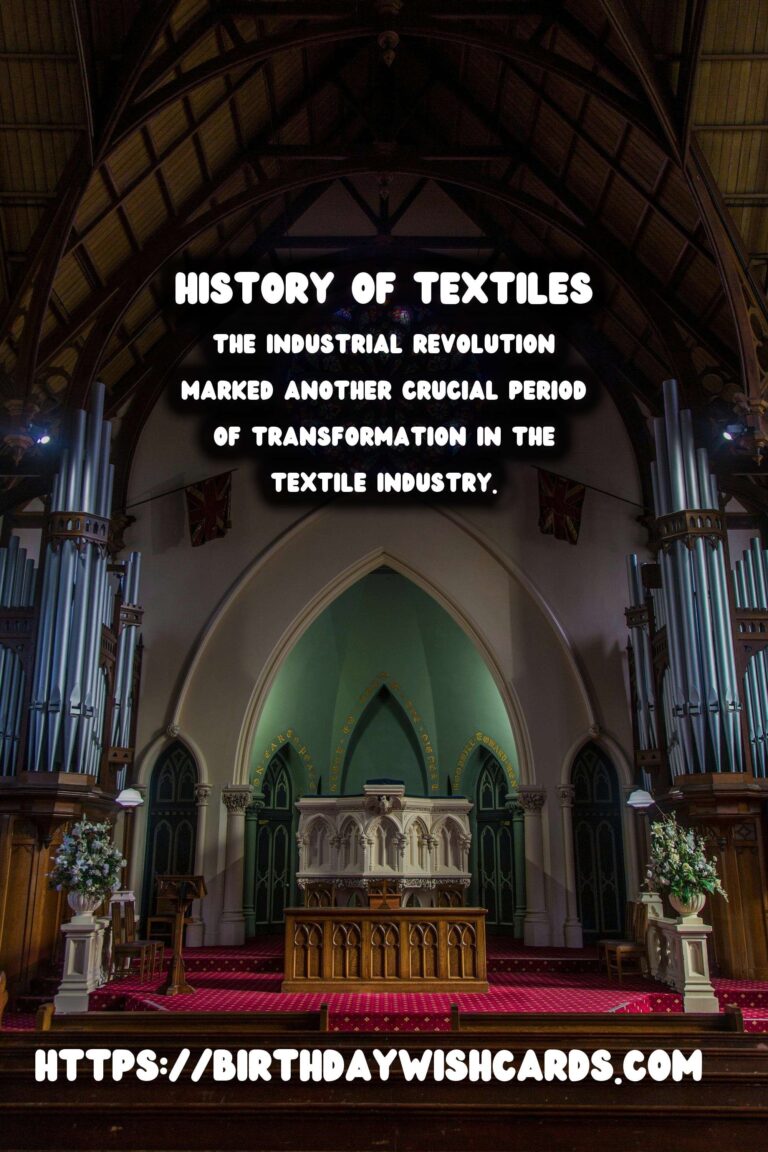 The Rich Tapestry of Textile History: From Ancient Egyptian Linens to Industrial Revolution Fabrics