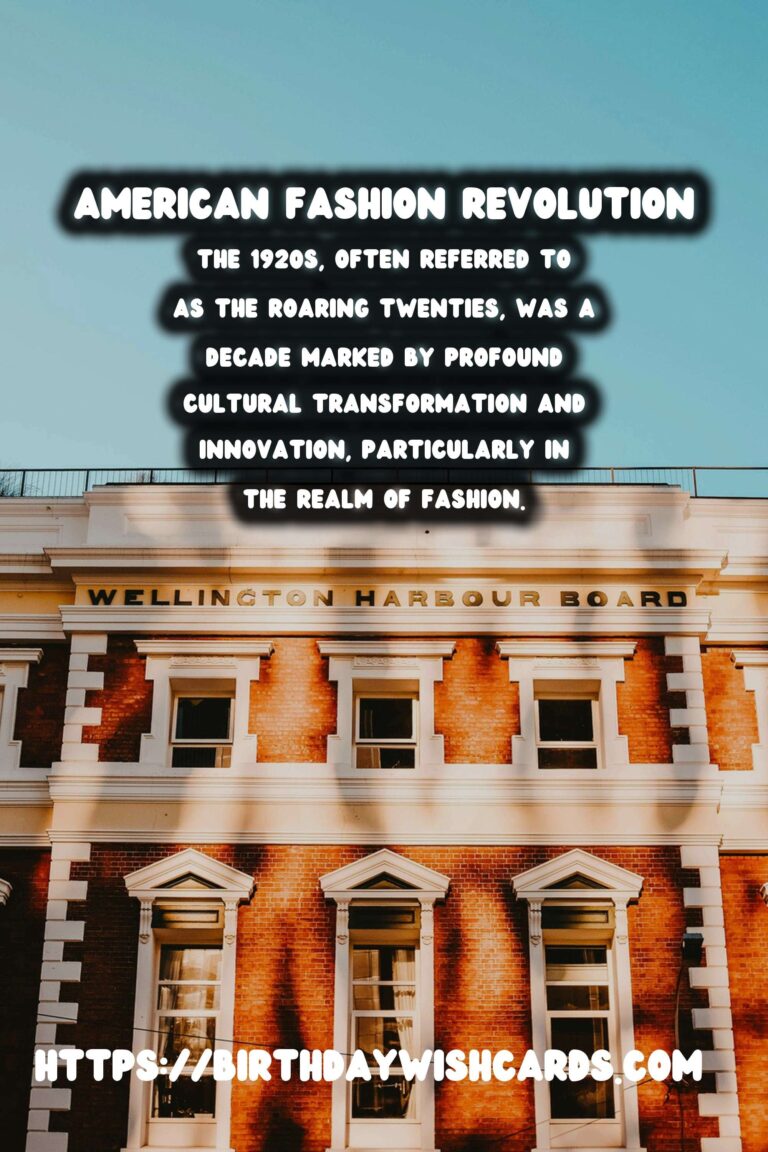 The Roaring Twenties: A Revolution in American Fashion