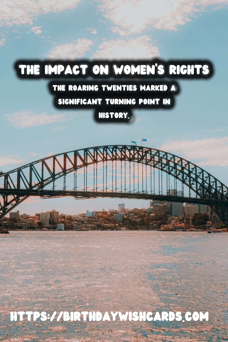 The Roaring Twenties: Its Impact on Women's Rights