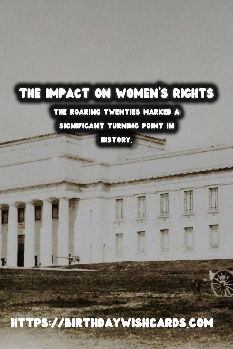 The Roaring Twenties: Its Impact on Women's Rights