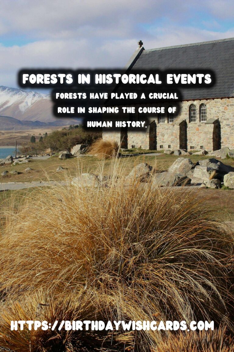 The Role of Forests in Shaping Historical Events