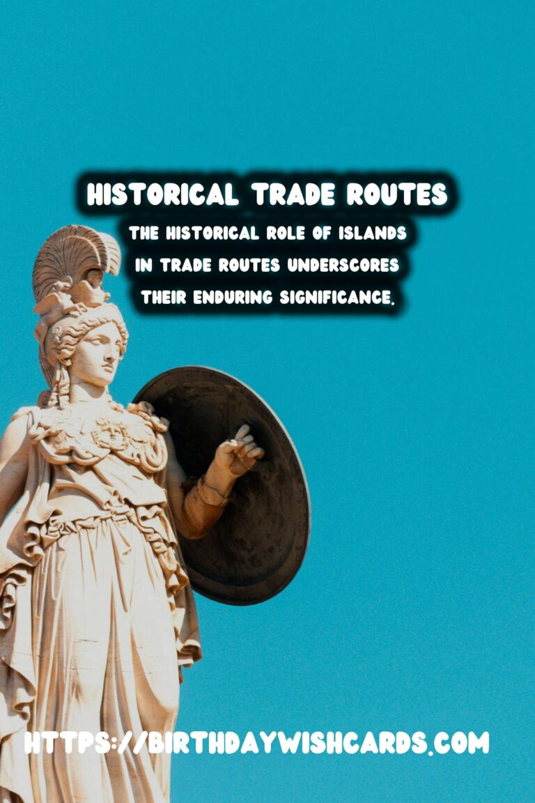 The Role of Islands in Historical Trade Routes