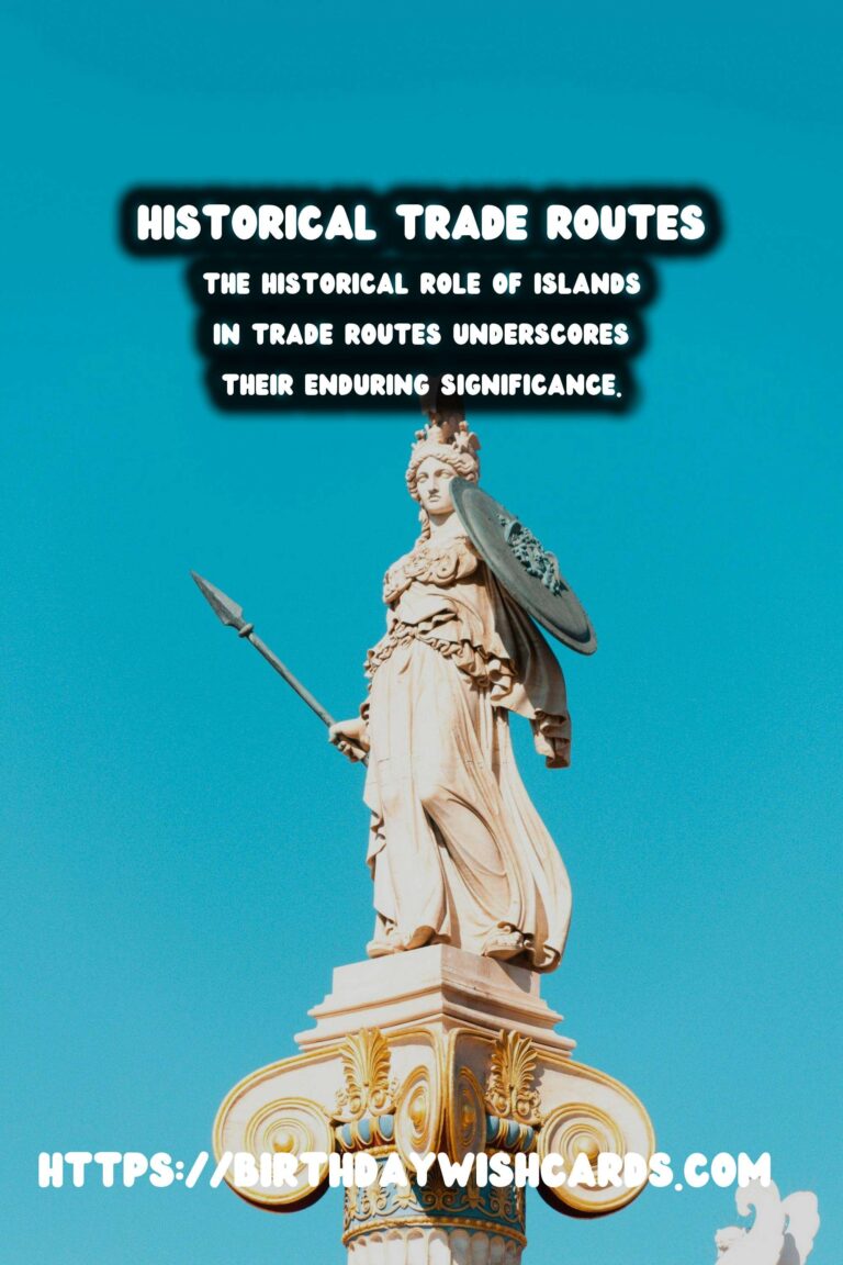 The Role of Islands in Historical Trade Routes
