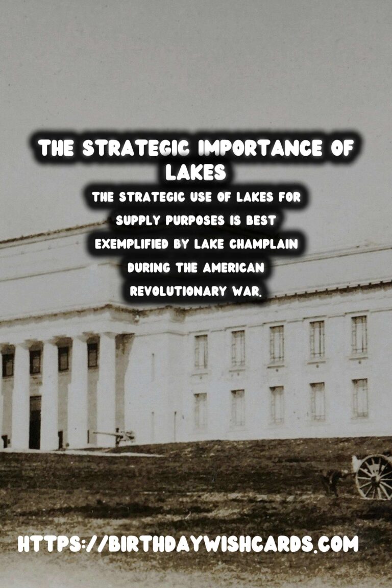 The Role of Lakes in Historical Conflicts