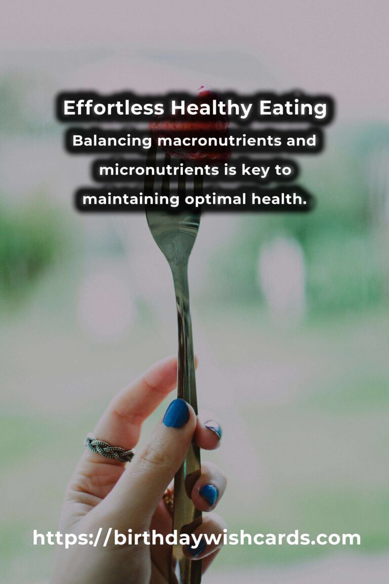 The Science Behind Effortless Healthy Eating: A Comprehensive Guide