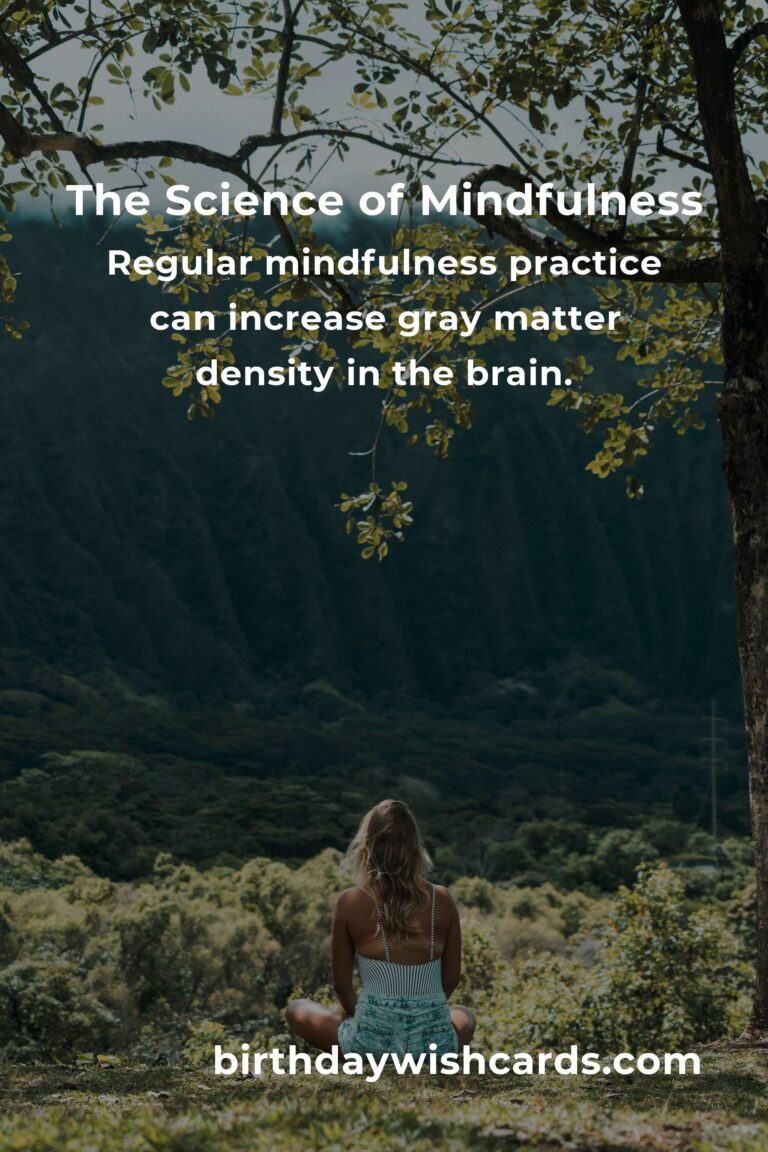 The Science Behind Sustainable Mindfulness: Practicing Mindful Living for a Healthier Life