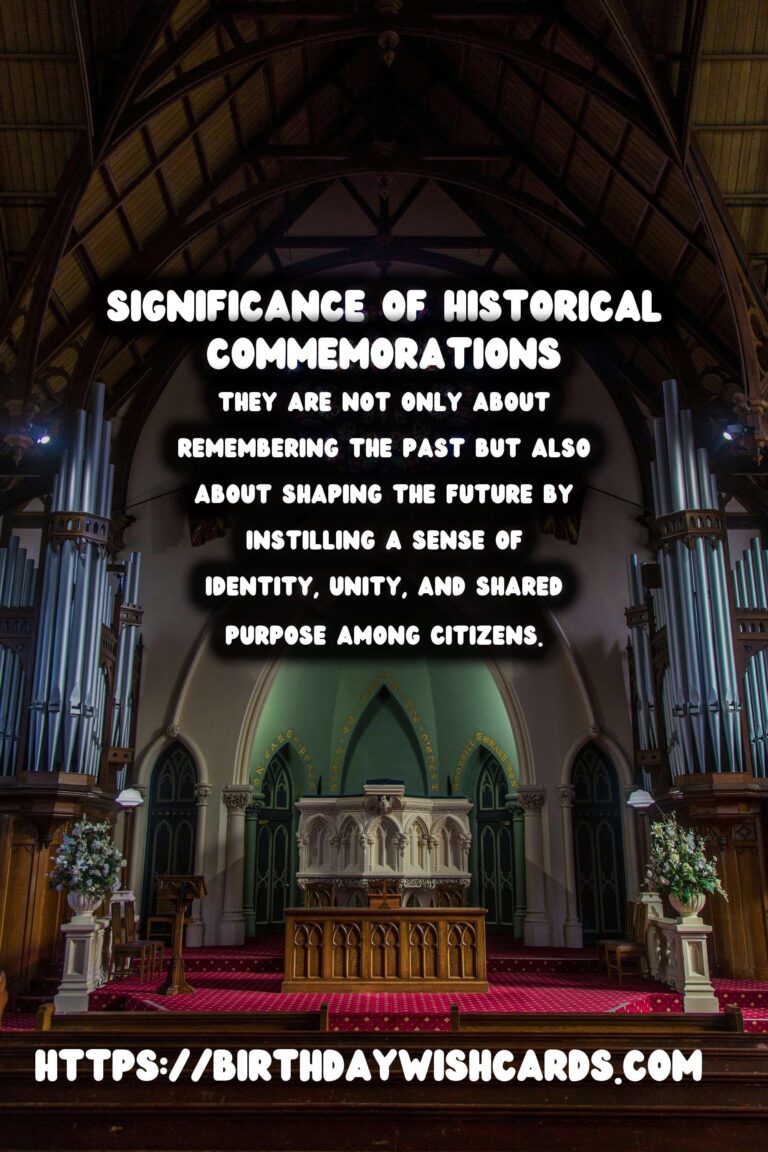 The Significance of Historical Commemorations in Shaping National Narratives
