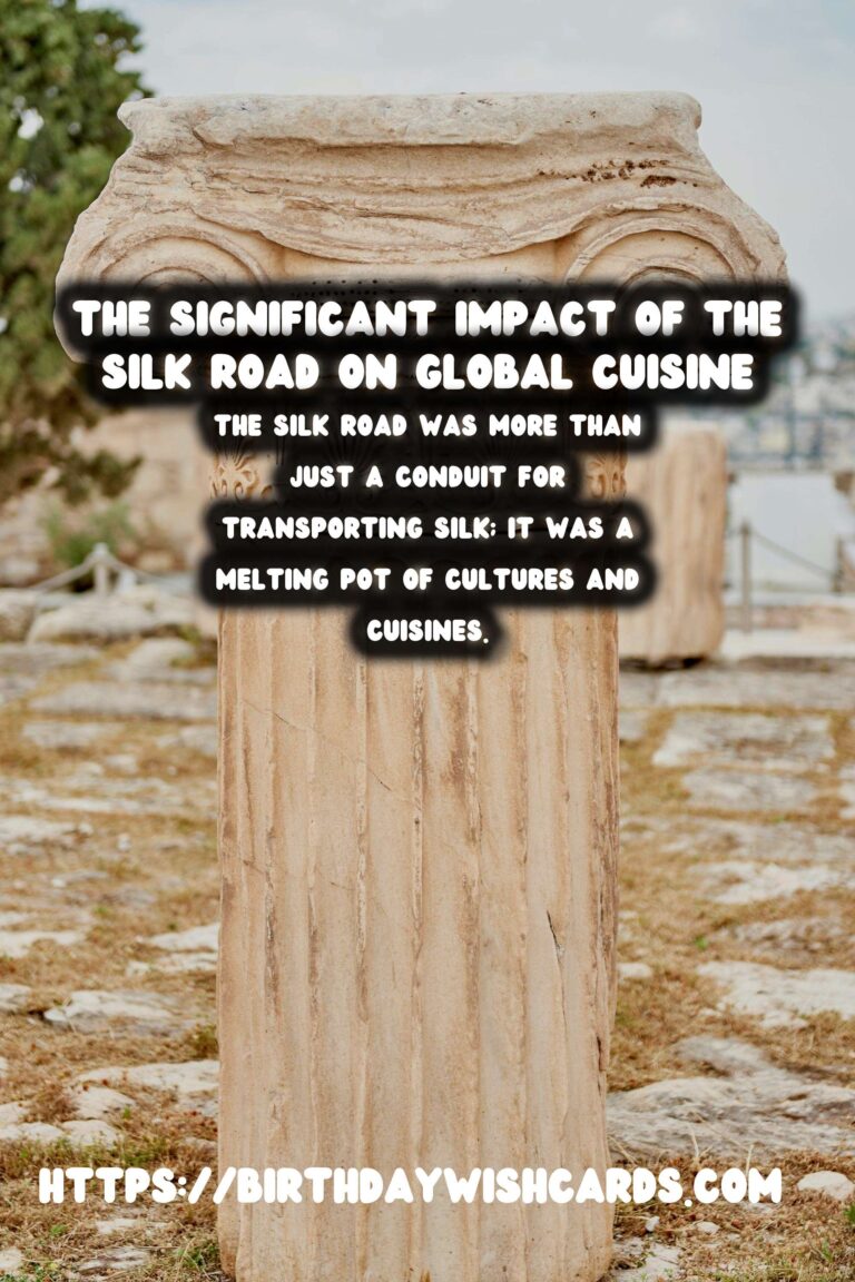 The Silk Road: A Culinary Odyssey